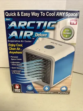 Arctic Air 735541801266 Atr Evaporative Cooler Humidifier Purifier Usb Power 8 Hour Use