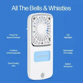 Aapkt-mc12 Arctic Air Aapkt-mc12/6 Portable Fan Pocket Chill Handheld Mini Rechargeable Personal