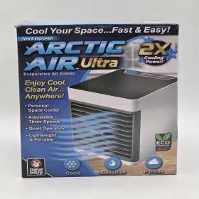 18008 Artic Air Ultra Portable Space Cooler 3 Speed Quiet Humidifies Purifies Cools