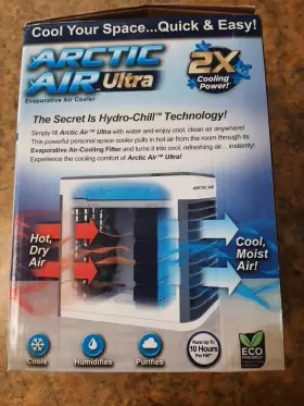 18009 Artic Air Ultra Opened Box - Evaporator Portable Cooler 2x Cooling #2