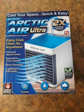 18009 Artic Air Ultra Opened Box - Evaporator Portable Cooler 2x Cooling