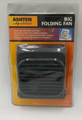 Ashten 744120301462 5.5-inch Battery Powered Portable Folding Fan Products