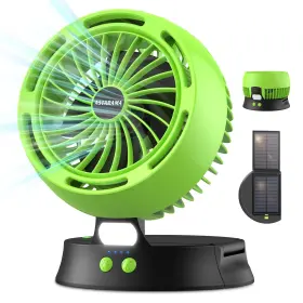 H6-fan Astarama Solar Powered Fan Portable Rechargeable Battery 0perated With P