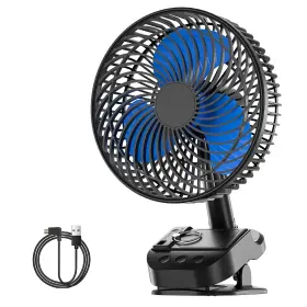 Tf62 Atengeus 4 In1 Usb Fan 8 Clip 10000mah Rechargeable Table 5 Speeds Battery Opera