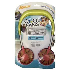 37698 Banzai Cool Fans Personal Rechargeable Fan 3 Speed 6 Hr Run Time #2