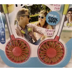 37698 Banzai Cool Fans Personal Rechargeable Fan 3 Speed 6 Hr Run Time #3