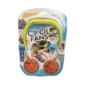 37698 Banzai Cool Fans Personal Rechargeable Fan 3 Speed 6 Hr Run Time
