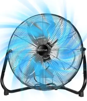 Bs-m18 Beestar 20 Inch Floor Fanhigh Velocity Fan With 3-speeds&adjustable Tilting H