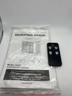 L242y Behomey Mini Portable Air Conditioners Remote And Instructions For Model