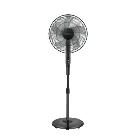 Better Homes & Gardens 810040947469 And 16 Inch 12-speed Pedestal Fan Remote Black Distressed Pkg