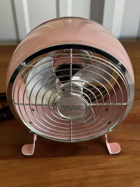 Sfd-125b-dc Better Homes & Gardens And 5 Inch 3-speed Pink Retro Personal Metal Drum Fan - Usb Cord