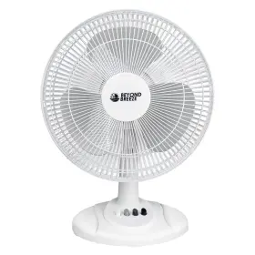 Beyond Breeze 791541417371 Oscillating Table Fan Quiet 3speed 12inch Adjustable Tilt With Safety Grill