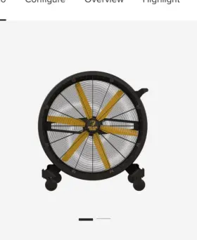 F-sk104801 Big Ass Fans Portable Fan Sidekick 48in 120v/1ph 12ft Power Cord