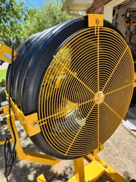 Mp-yj1-031018s34 Big Ass Fans Yellow Jacket 30-in Mobile Pedestal Fan 744h98