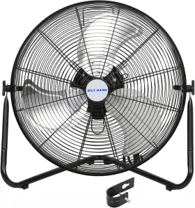 4650 Bilt Hard 445033023009 Cfm 20 Inch High Velocity Floor Fan 3-speed Heavy Duty Metal Wit