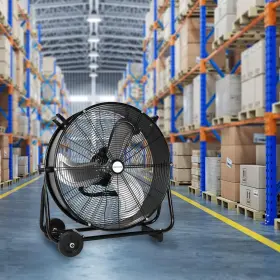 Hfd-0601 Bilt Hard 24 Inch 8100 Cfm High Velocity Industrial Drum Fan 3-speed Heavy Duty Metal Black #3