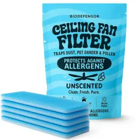 Bio-bwcff-05 Biodefensor Ceiling Fan Filters For Blades Dust-lock Adhesive Traps And Prevents