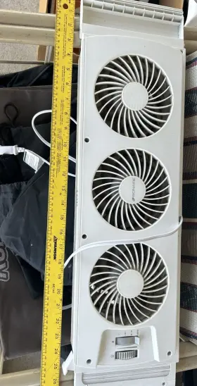 Bwf0502m-wm Bionaire Window Fan Thin 3 Heads #2