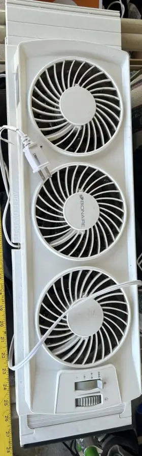 Bwf0502m-wm Bionaire Window Fan Thin 3 Heads