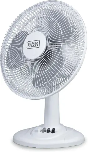 Black Decker 810064695414 12 Inch Desk Fan For Home And Office With 3 Speeds Open Box See Pics