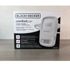 Bcwcc101-10 Black Decker Comfortpak Cordless Wearable Cooling Heating Device Whi