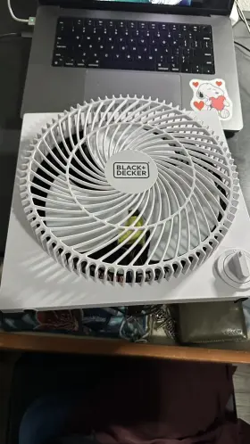 Bfb09w Black Decker Mini Box Fan Motor Tabletop Quiet 9 Inch Desk Fans M
