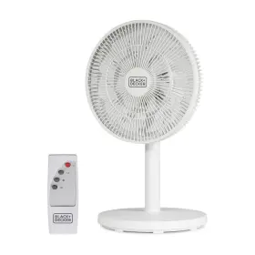 Bfdtd12vw Black Decker 12 Inch 3-speed Oscillating Portable Dual-blade Table Fan