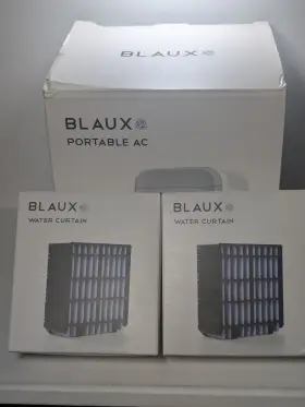 30413 Blaux Portable Ac Mini Air Cooler With 2 Extra Water Curtain Filters G1
