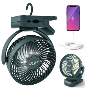 Lyfs-03 Blbs Rechargeable Fan - 65h 12000mah Camping Tent With O