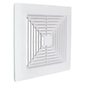 Jr250429017 Bonsicoky 12x12 Inch Bathroom Exhaust Fan Cover With Built-in 1 Pcs White
