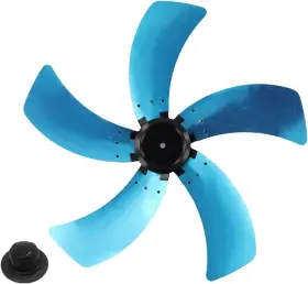 Oyl8yc6gd6d3jum9osmna Brand Oceanialend 18 Inch Aluminum Fan Blade 5 Leaves Electric Replacement With Nut Cover