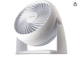 Ht-904 Branded Turboforce Tabletop Air Circulator Fan Small White Quiet Personal