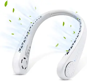 A339 Branded01 The Portable Neck Fan From Popular Earphone Design Leafless Perfect