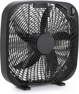 Dk1901 Branded01 3 Speed Box Fan Indoor Electric For Home Cooling 5 Blades Lightweight Des