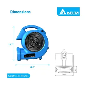 Vcbamr1200 Breez Delta Airmover Powerful 3 Speed Quiet Operation Brushless Motor Dryer F #3