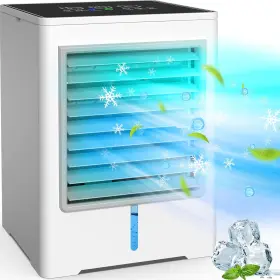 Ky-0818 Brigavl Mini Portable Ac Cooler Usb Quiet Air Conditioner Ice Box Timer Compact