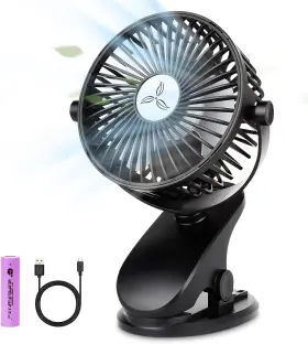 Sky-yf-xfs01 Brigenius Battery Operated Clip On Stroller Fan Portable Mini Desk Rechargeable Usb