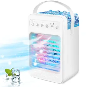 Brilstar 093337557446 Portable Air Conditioners Cooling Fan Mini Conditioner Personal Evaporat