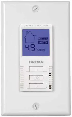 Vt7w Broan Vt7 Wall Control For Erv And Hrv Units - White