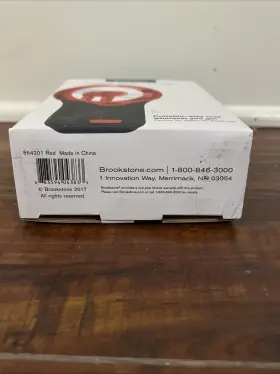854201 Brookstone Cool It Red Personal Fan Nib Batteries Included #3