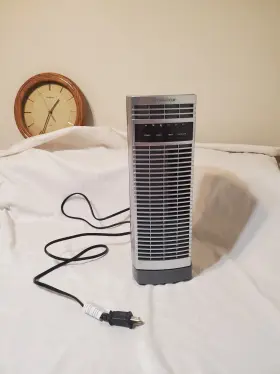 Sku639559 Brookstone Minimax Tower Fan Grey Model #3