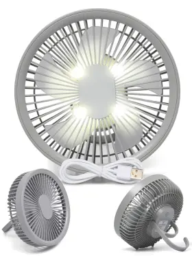 Rola-000212-fba Brynnberg Portable Indoor Fan Rechargeable Table For Home Office And Bedroom Qui