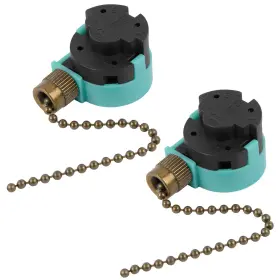Ze-268s6 Bsentster 778942807949 2pcs Ceiling Fans 3 Speed 4 Wire Pull Chain Switch 2 Bronze