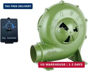Bstjxdz 651358305806 110v 240cfm Variable Speed Electric Blacksmith Forge Blower Fan Centrifugal Coal
