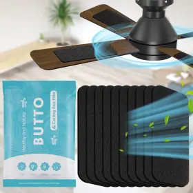 But To 639394544625 Butto 10-pack Ceiling Fan Filters For Blades Strong Adhesive Common