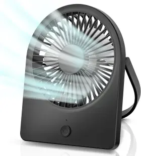 Byoct108usbblk01 Buywoo Portable Usb Desk Fan Usb-a Corded Powered Small 6.69 5.31 1.40in Black