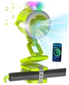 Bf01 Bxus Portable Stroller Baby Fan 5000mah Battery Operated Clip With