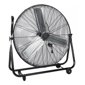 Yea-lqd0-858 Cadeninc Floor Fans 30 Inch Slip-resistant Feet 3-speed Parallel Plug-in Steel Black
