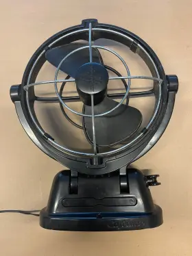 7012cabbx Caframo Sirocco Ii Elite Fan Black 12 Or 24 Volt Dc. Used Good Cond #2