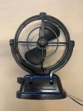 7012cabbx Caframo Sirocco Ii Elite Fan Black 12 Or 24 Volt Dc. Used Good Cond